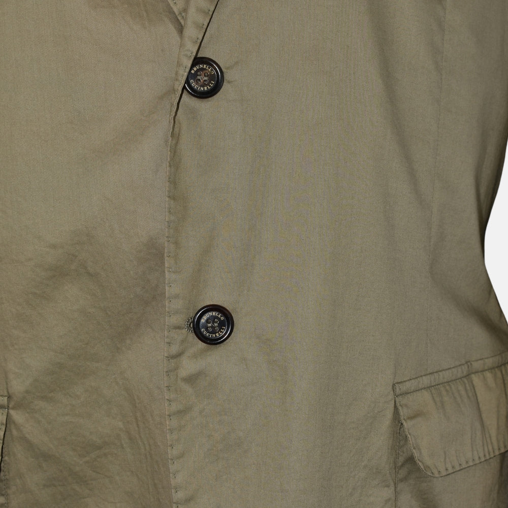 Olive Blazer Tech Polysester