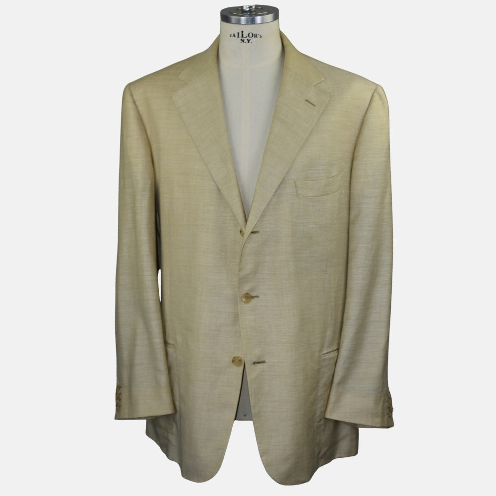 Beige Cashmere/Linen/Silk Blazer
