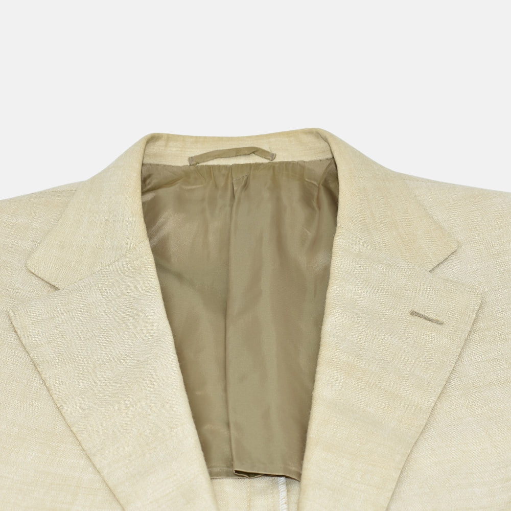 Beige Cashmere/Linen/Silk Blazer