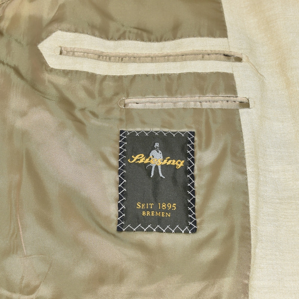 Beige Cashmere/Linen/Silk Blazer