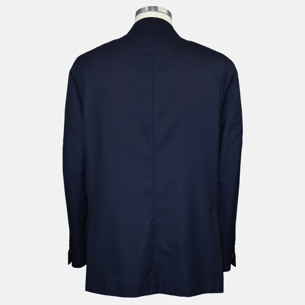 Navy Blue Suit Virgin Wool 52