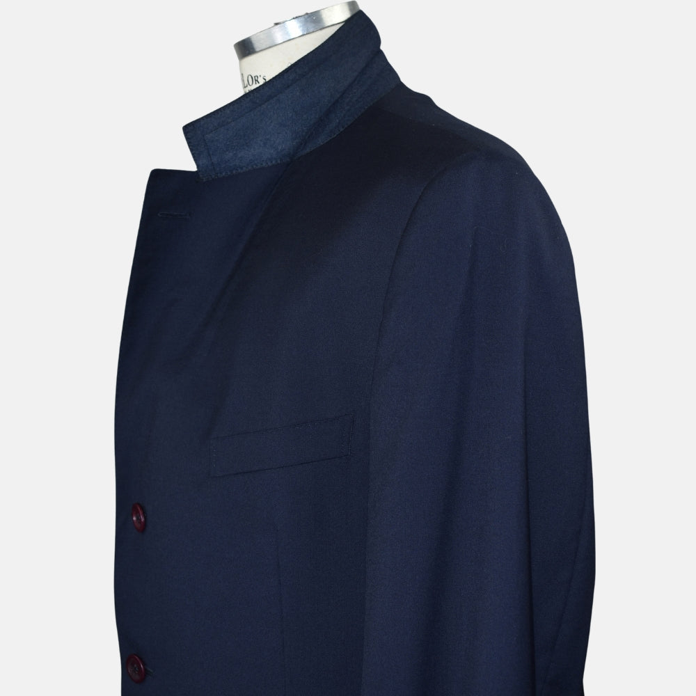 Navy Blue Suit Wool/Cashmere