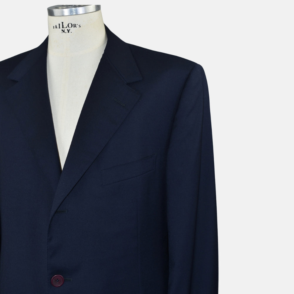 Navy Blue Suit Wool/Cashmere