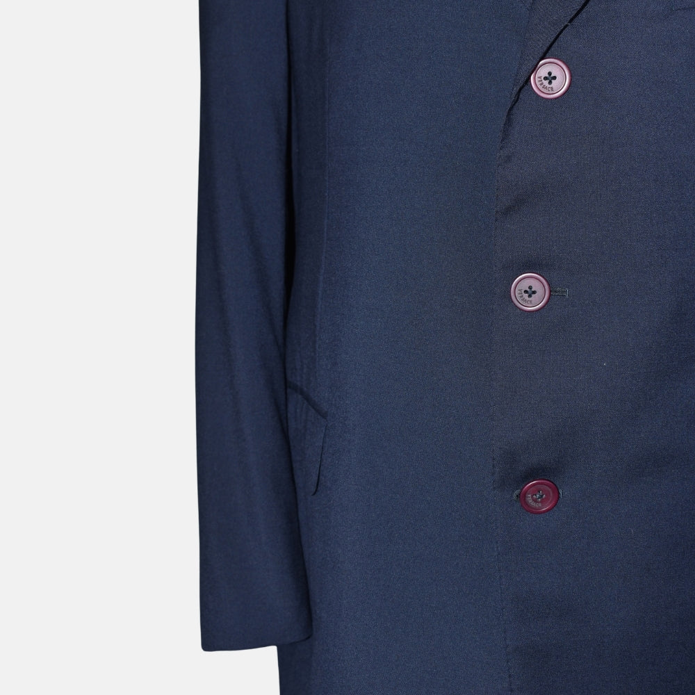 Navy Blue Suit Wool/Cashmere