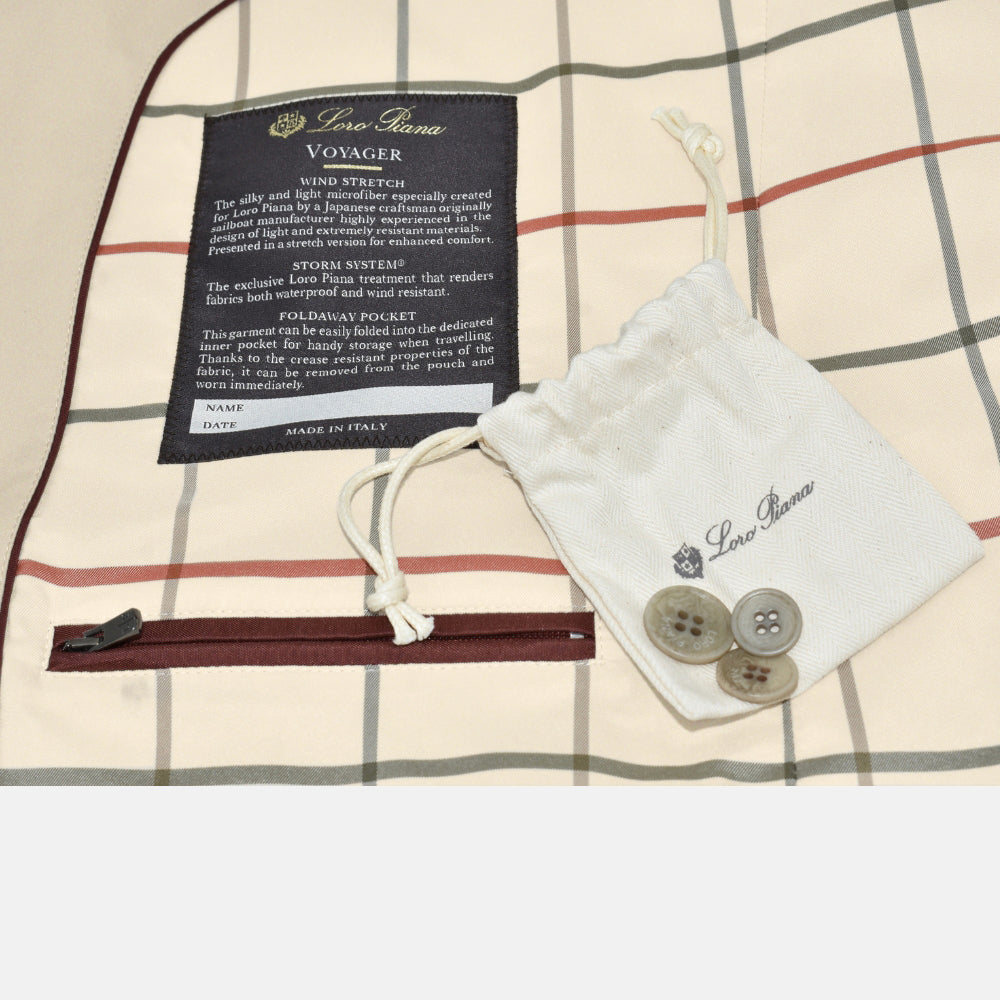 Beige Blazer Polyester Voyager