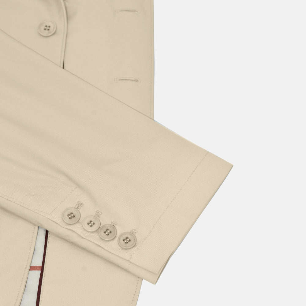 Beige Blazer Polyester Voyager