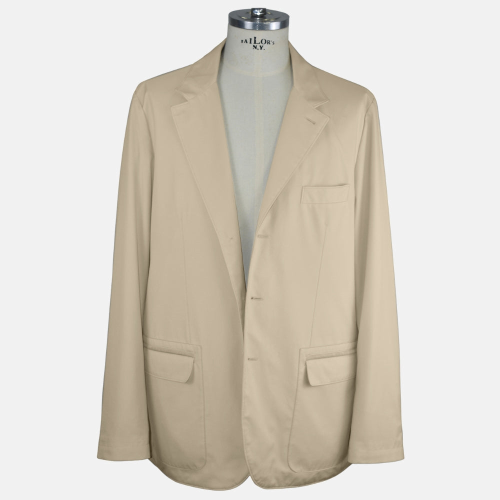 Beige Blazer Polyester Voyager