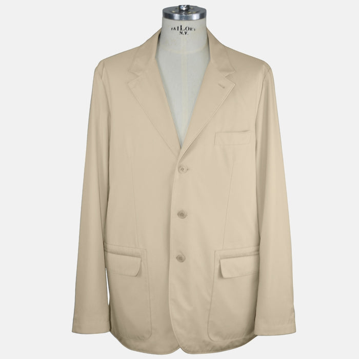 Beige Blazer Polyester Voyager