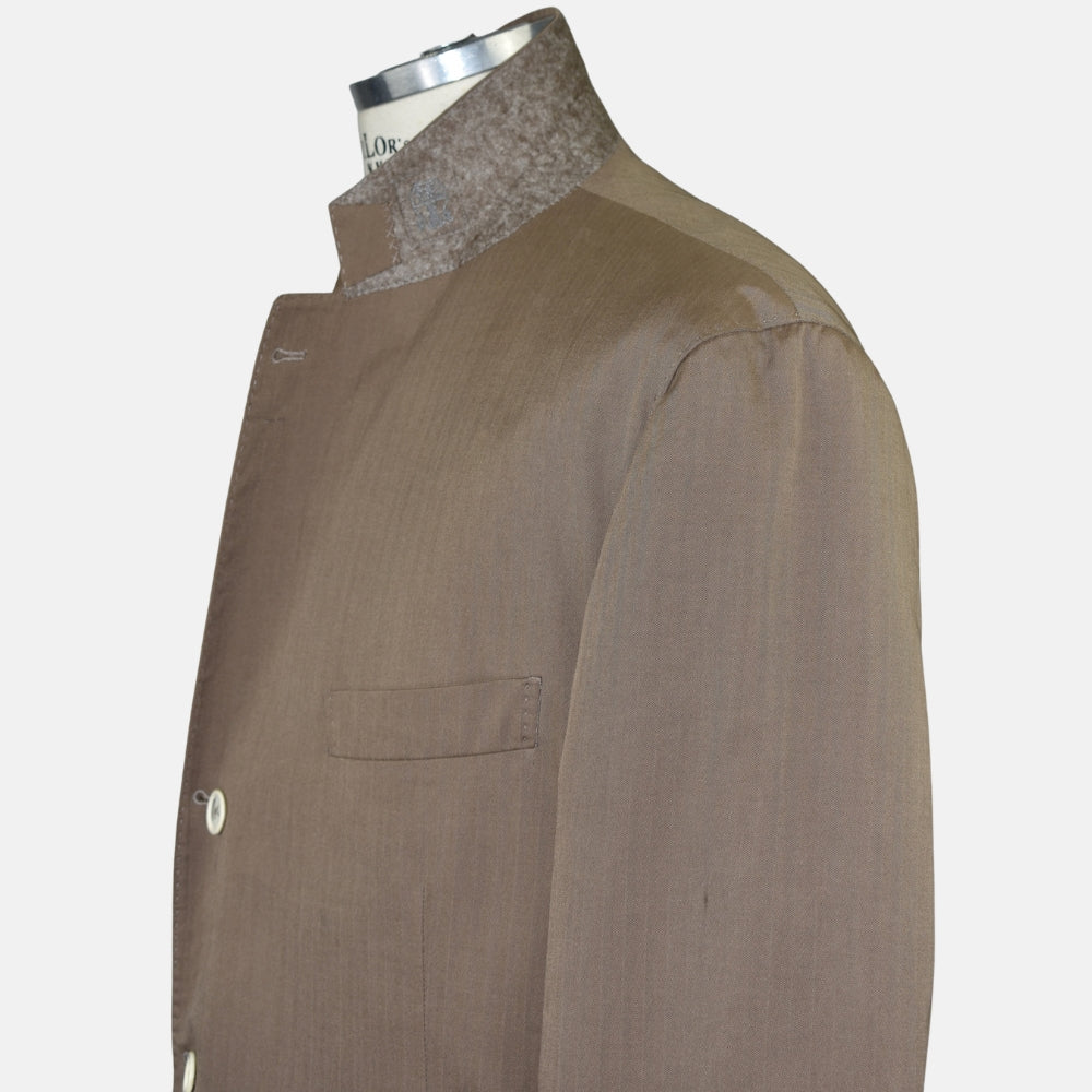 Brown Blazer Cotton 56