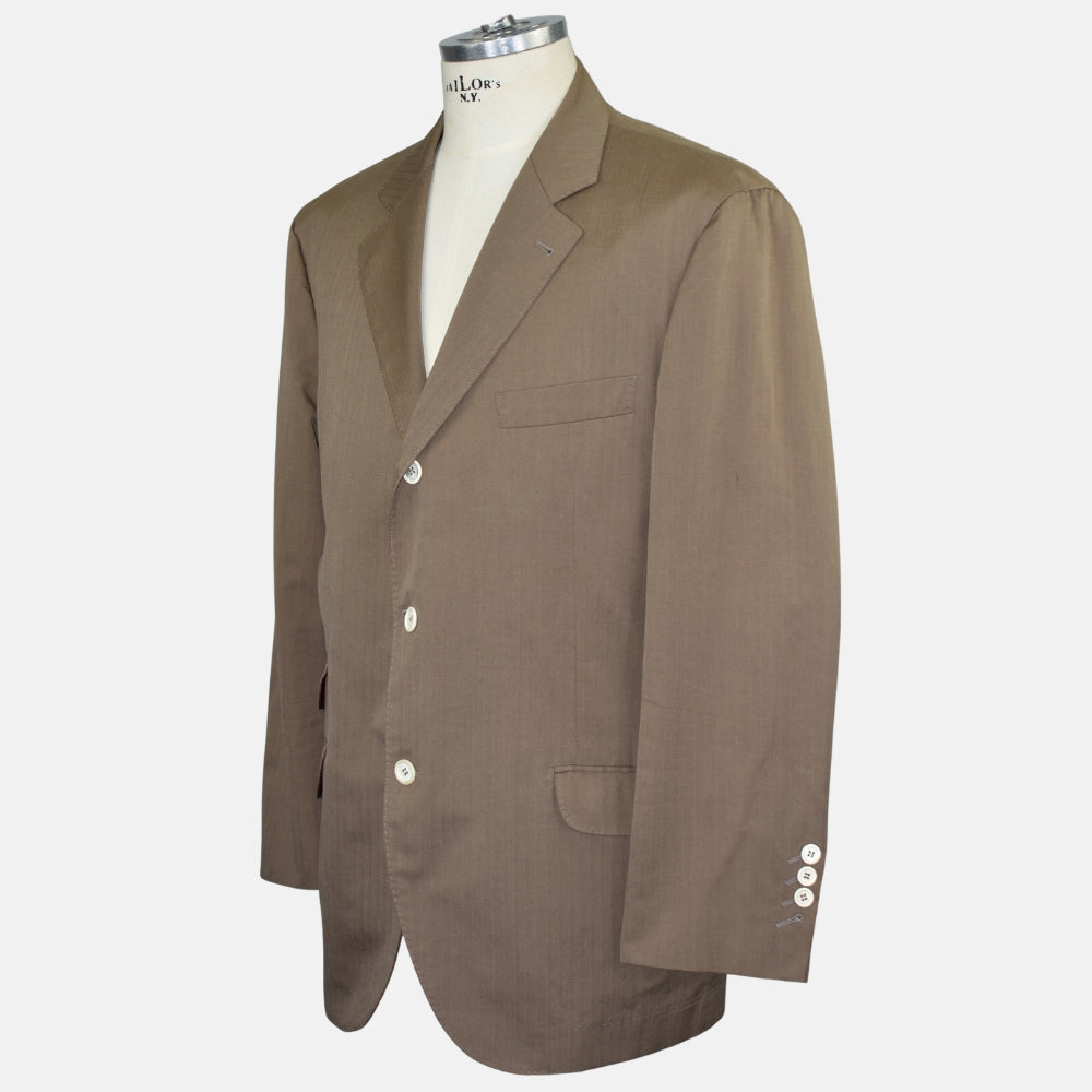 Brown Blazer Cotton 56