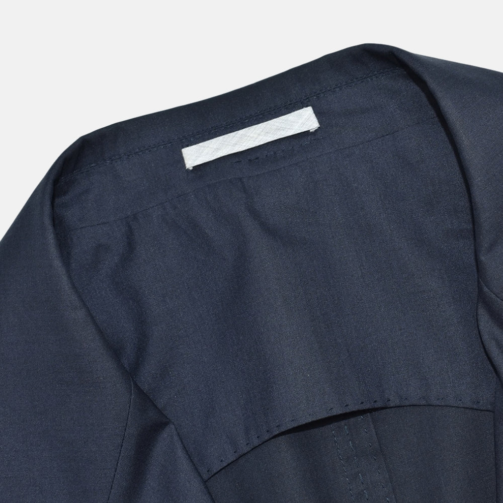 Navy Light Coat Virgin Wool / Silk