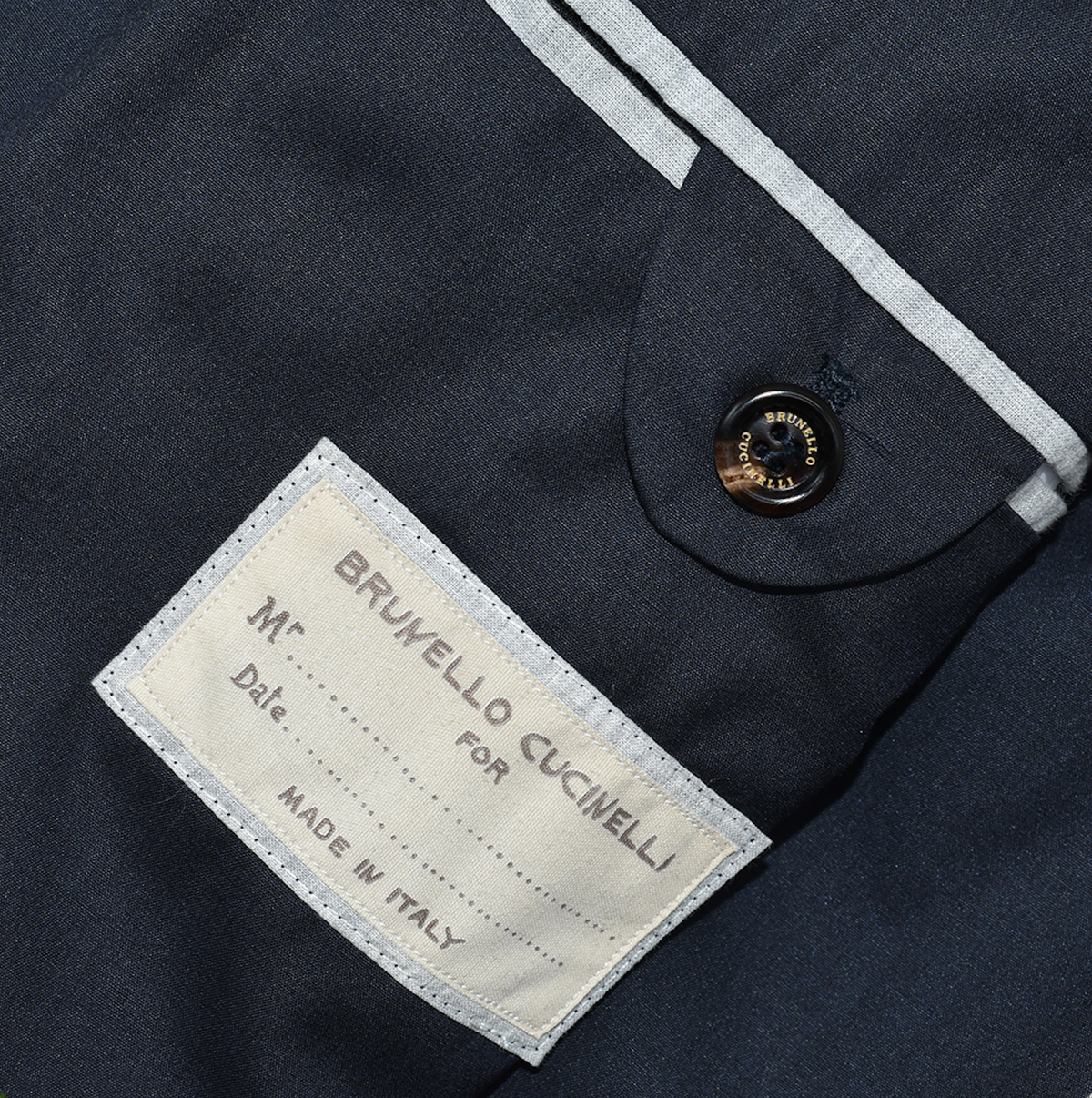 Navy Light Coat Virgin Wool / Silk