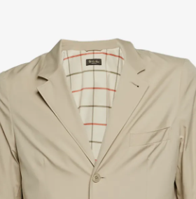 Beige Blazer Polyester Voyager