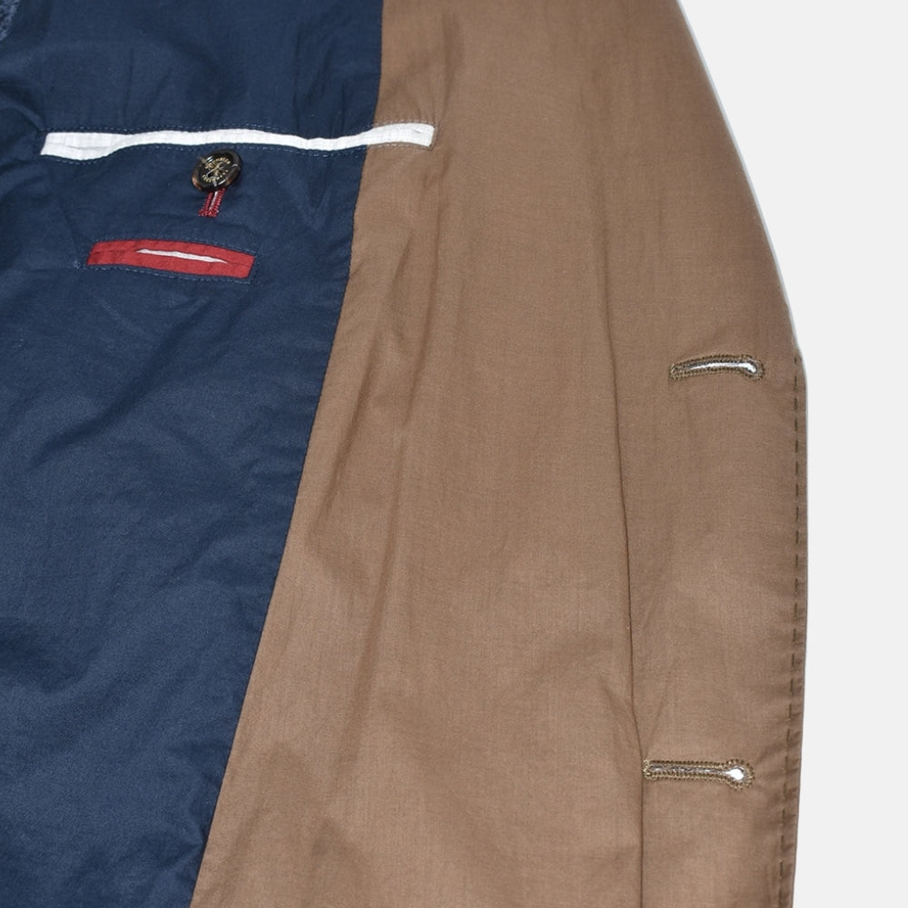 Brown Cotton Blazer