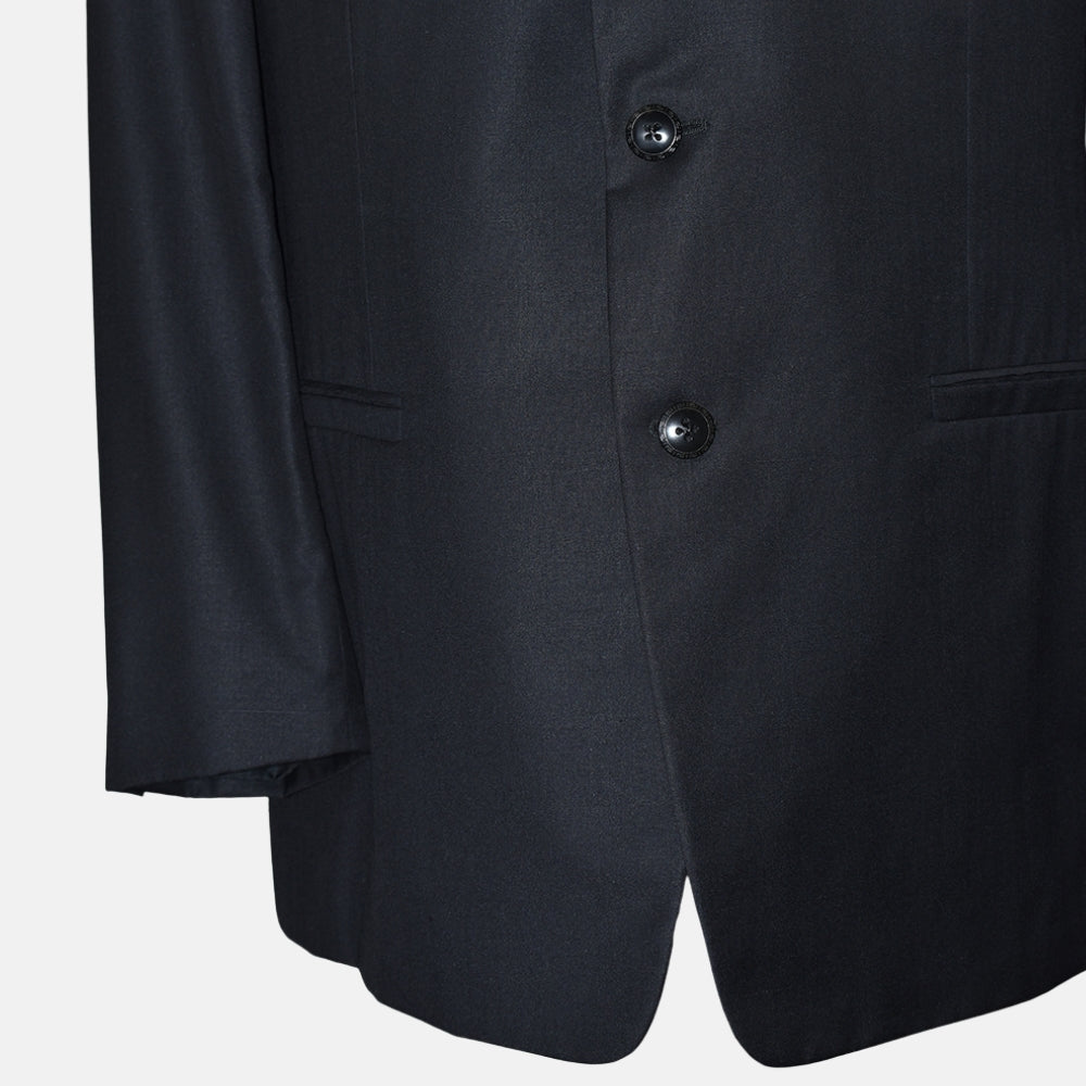 Black Wool/Silk Suit
