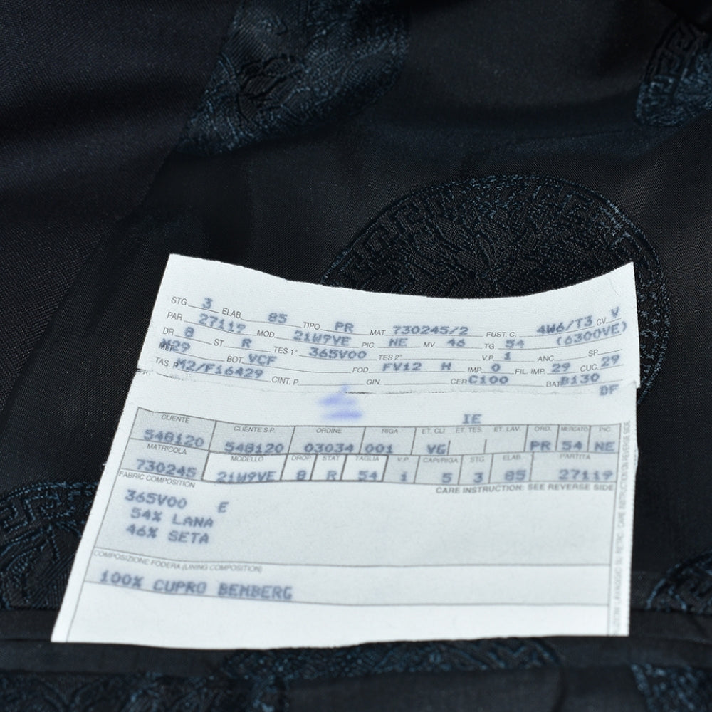 Black Wool/Silk Suit