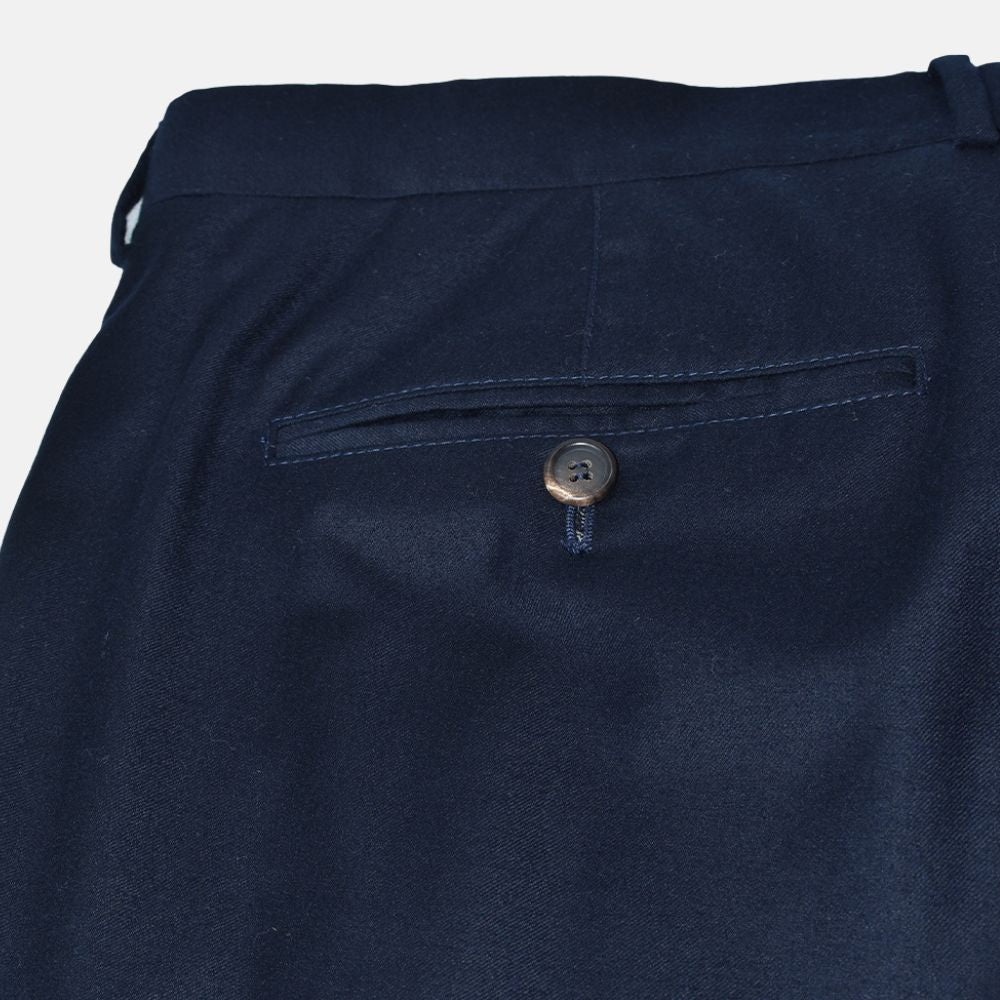 Navy Cashmere Suit Virgin Wool/Silk