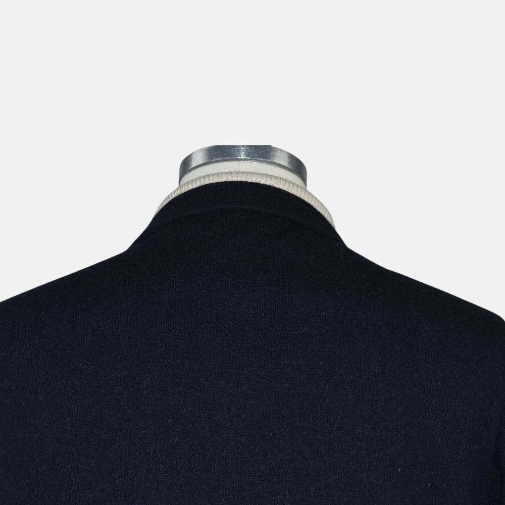 Navy Cashmere "Winter Voyager" Jacket