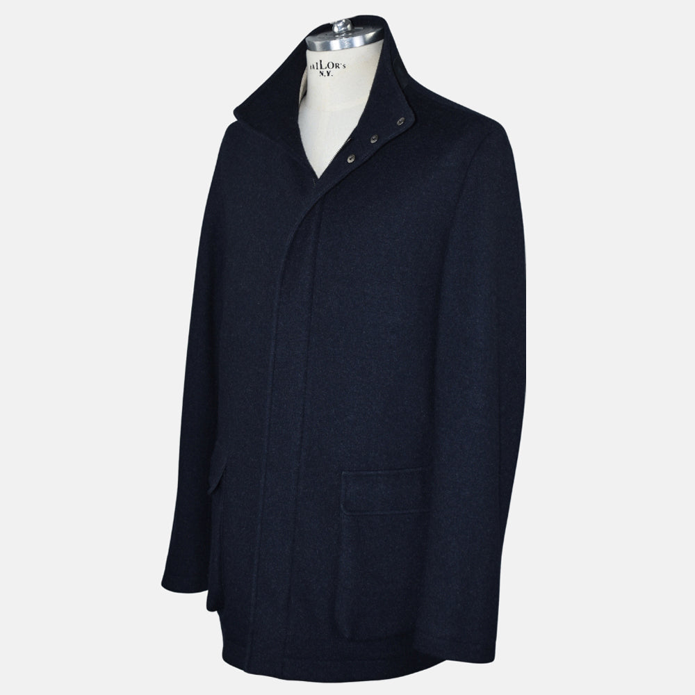 Navy Cashmere "Winter Voyager" Jacket