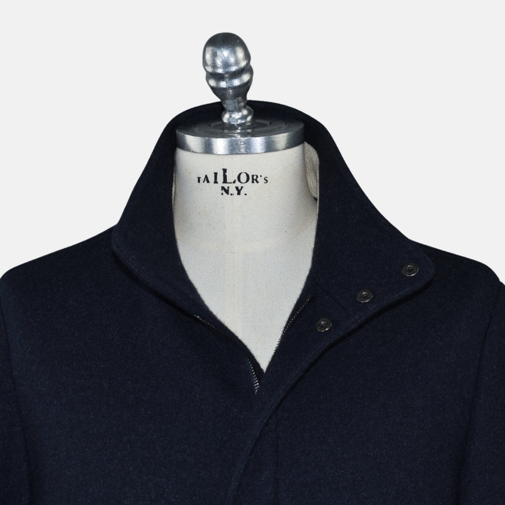 Navy Cashmere "Winter Voyager" Jacket