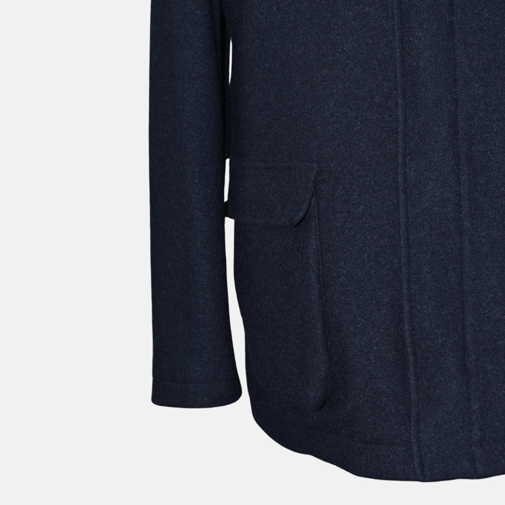 Navy Cashmere "Winter Voyager" Jacket