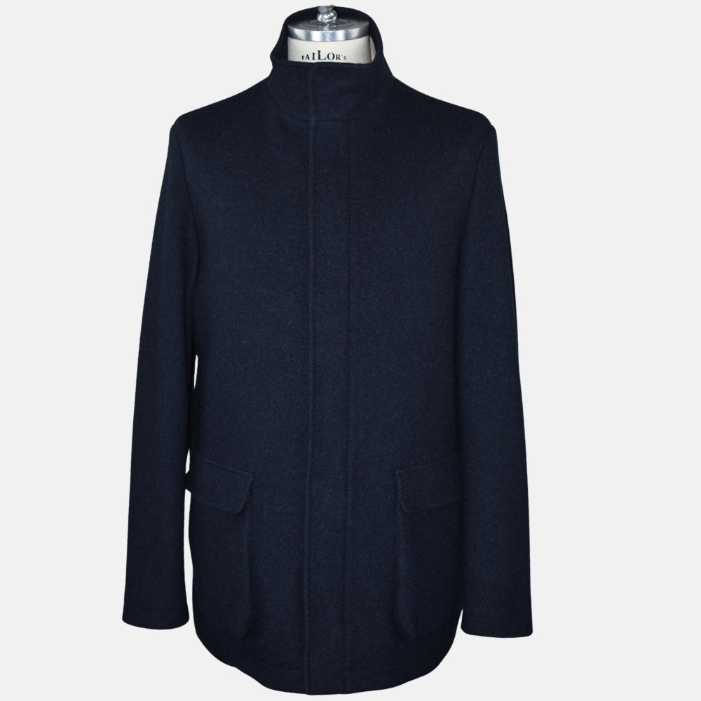 Navy Cashmere "Winter Voyager" Jacket