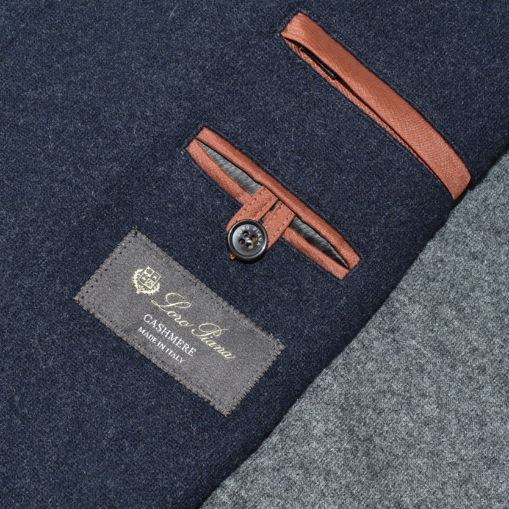 Navy Cashmere "Winter Voyager" Jacket