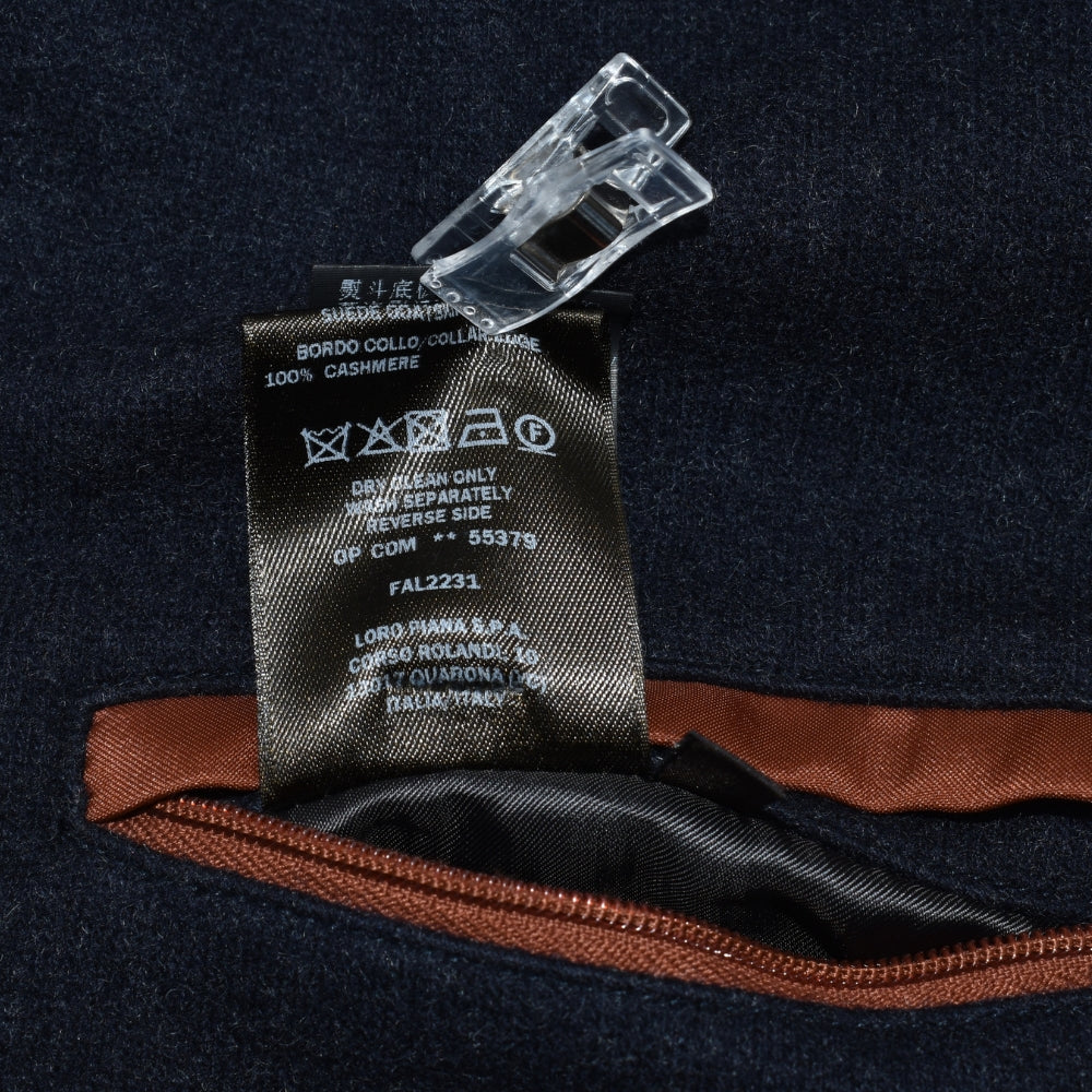 Navy Cashmere "Winter Voyager" Jacket