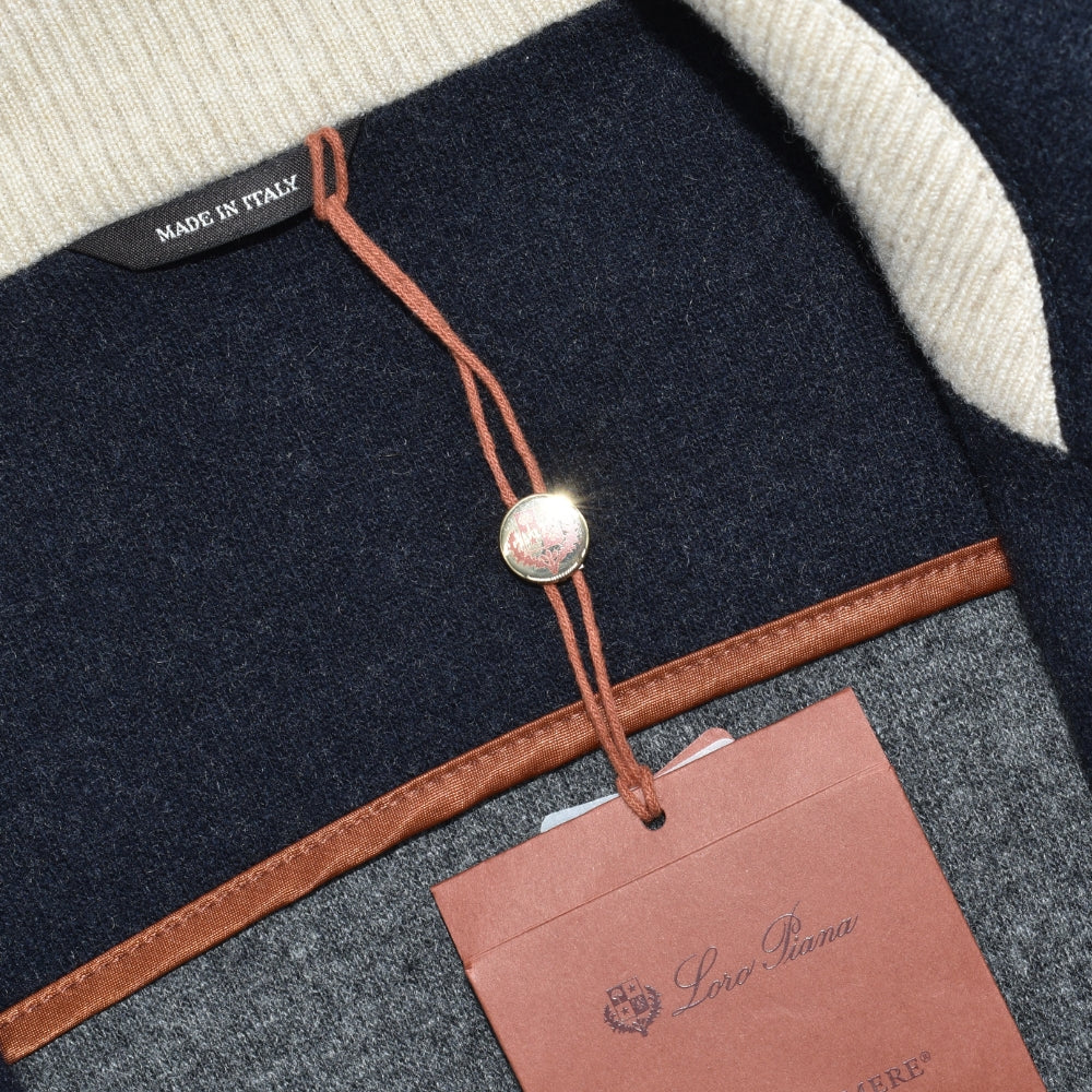 Navy Cashmere "Winter Voyager" Jacket