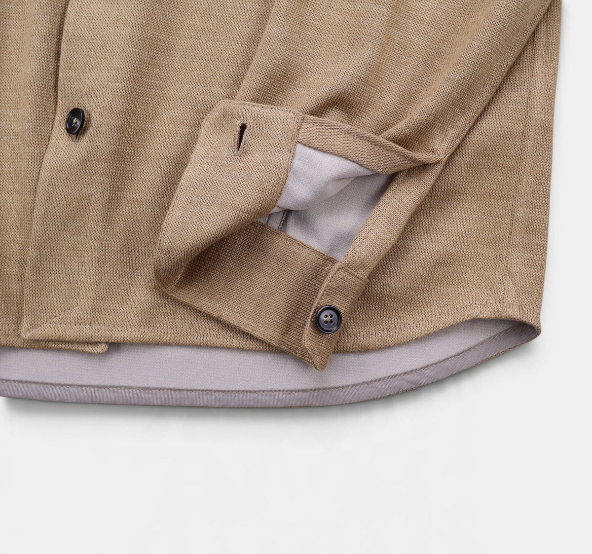 Linen Deconstructed Overshirt Jacket