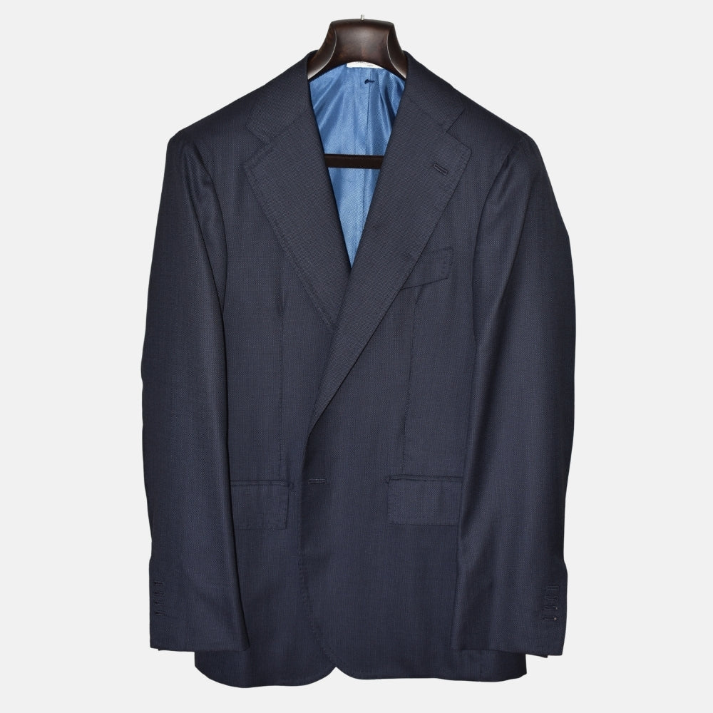 Mitternachtsblauer Wollblazer (EU 50)