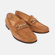 Camel Coloured Loafers made of Suede (EU 43)