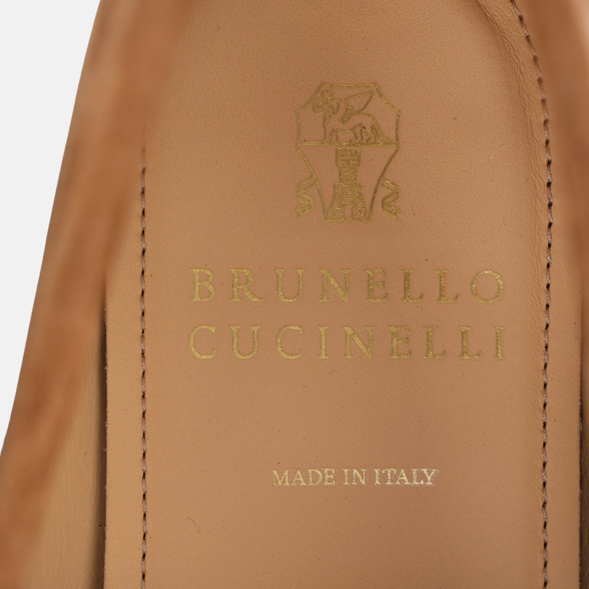 Camel Coloured Loafers made of Suede (EU 43)