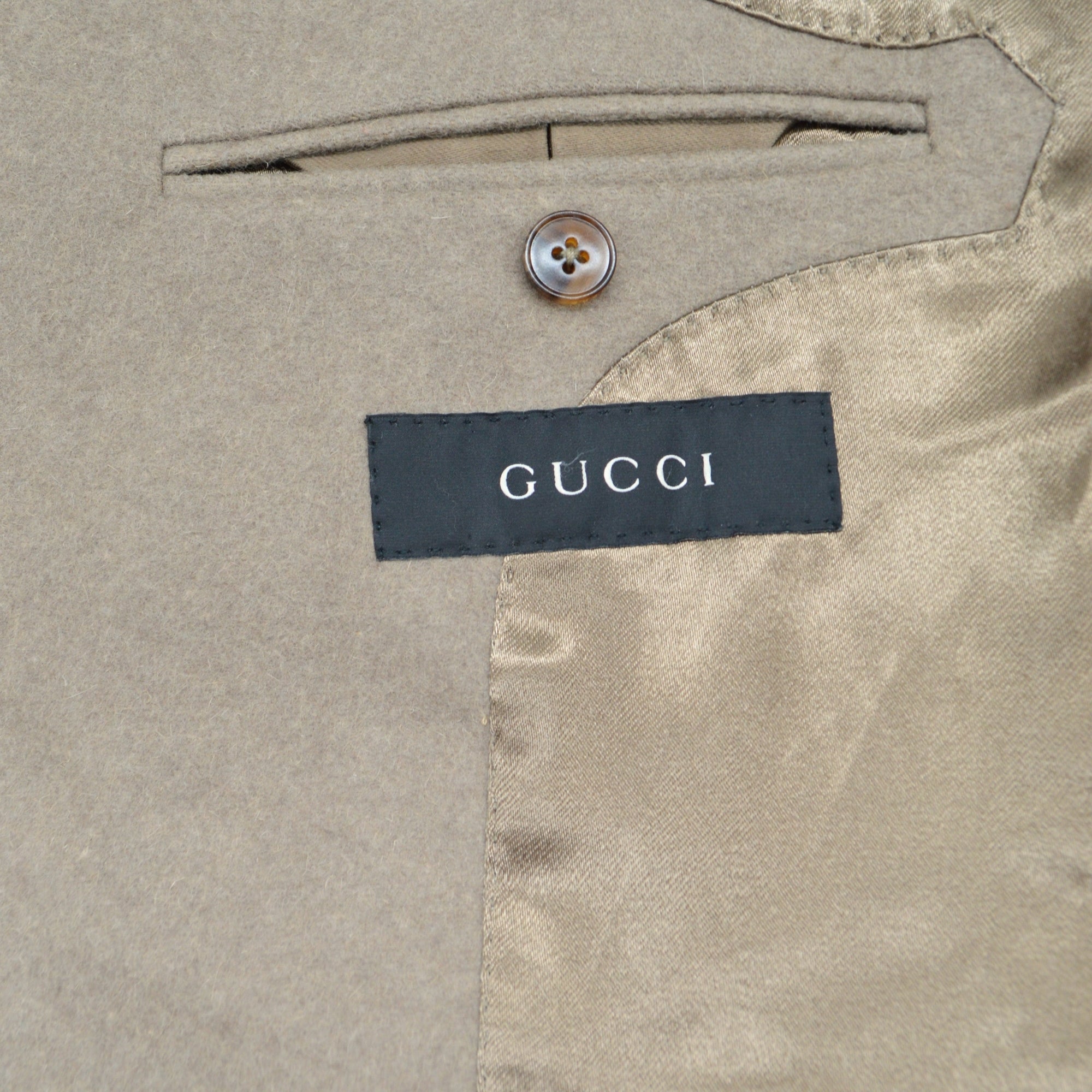 Beige Coat made of Wool/Angora/Cashgore (EU 50)