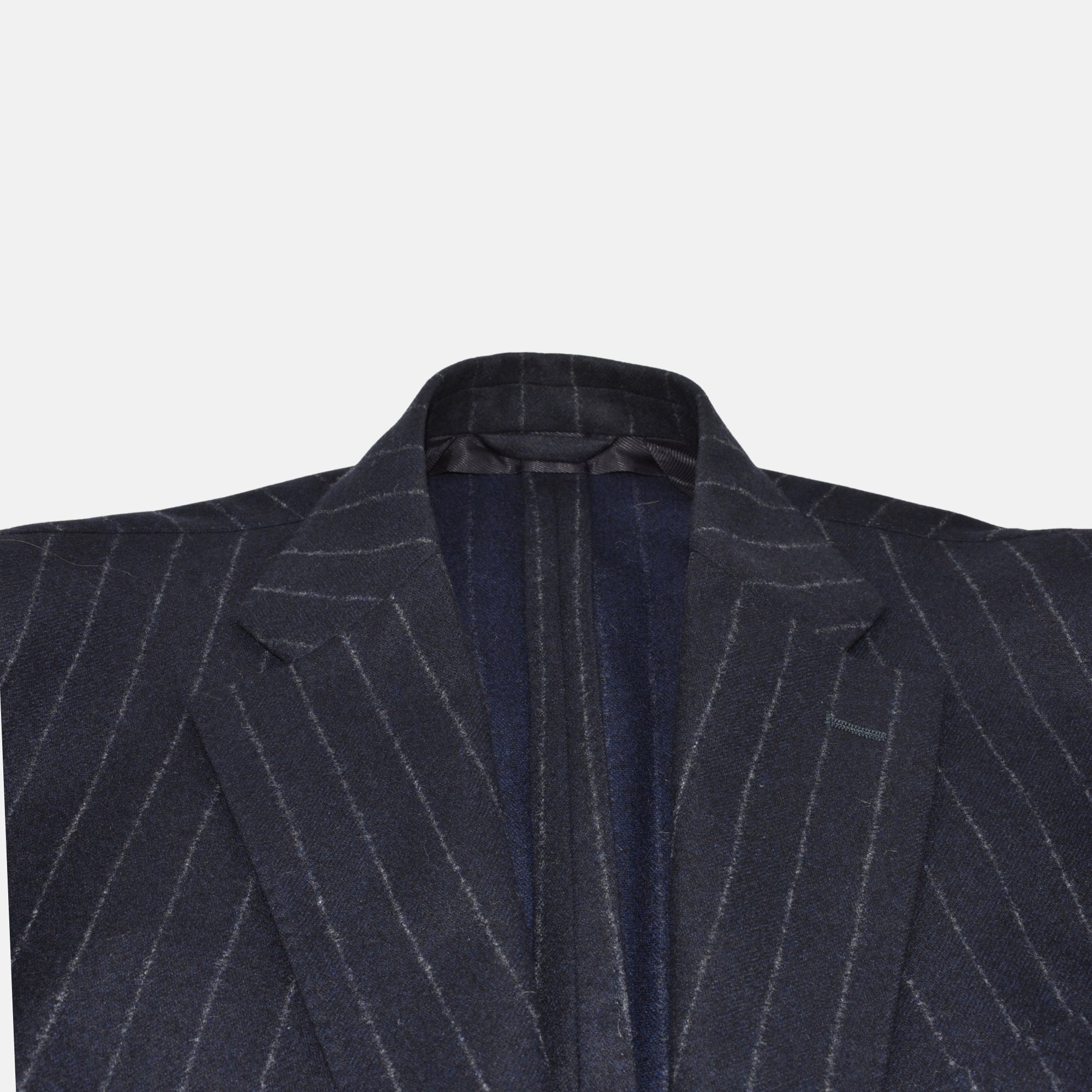 Navy Striped Suit made of Wool (EU 50)