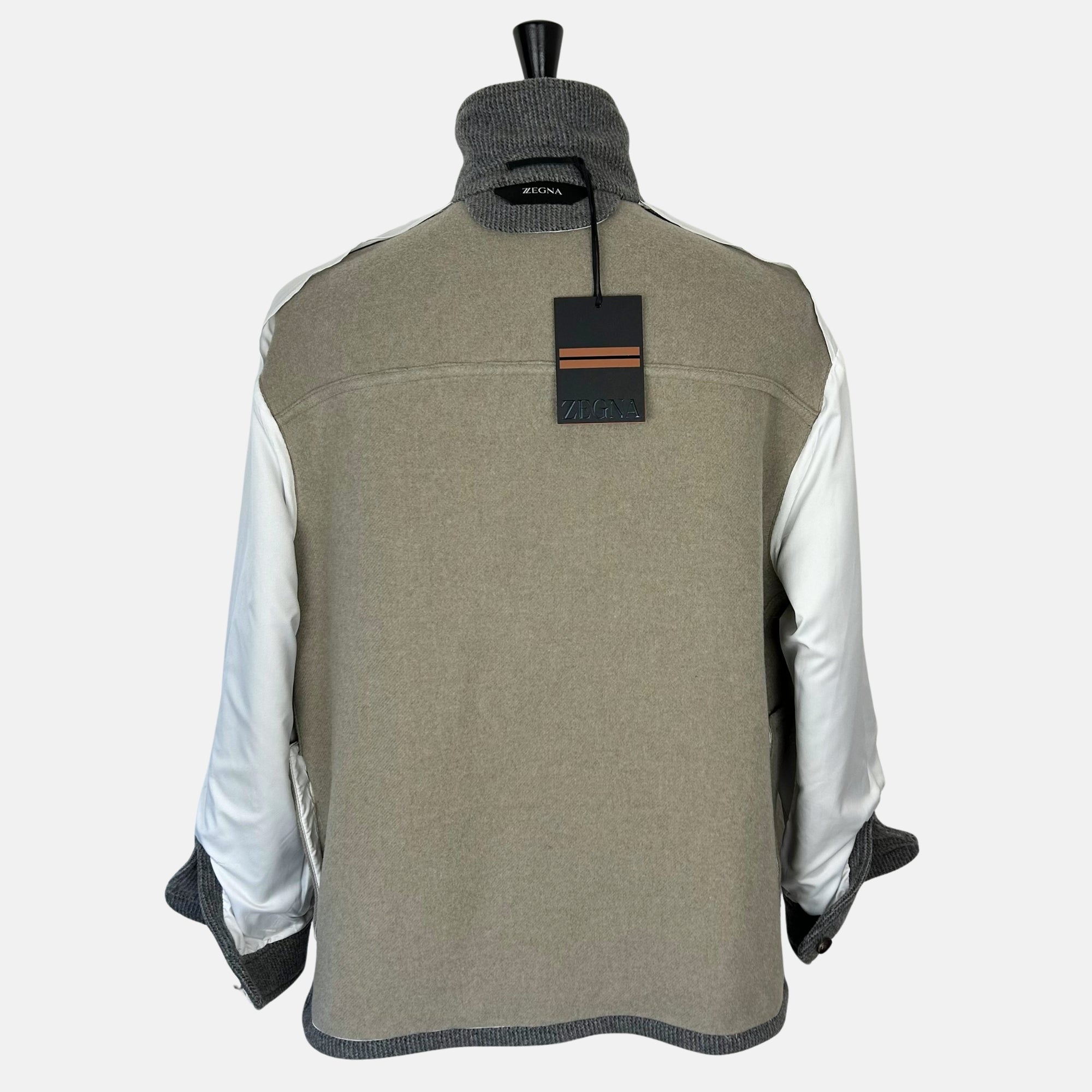 Gray Shirt Jacket made of Wool (EU 54)