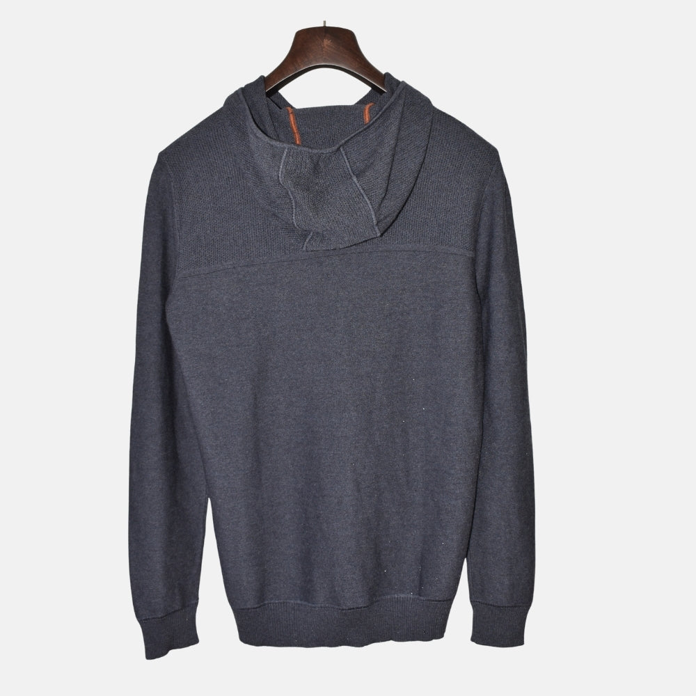 Grey Hoodie made of Virgin Wool (M)