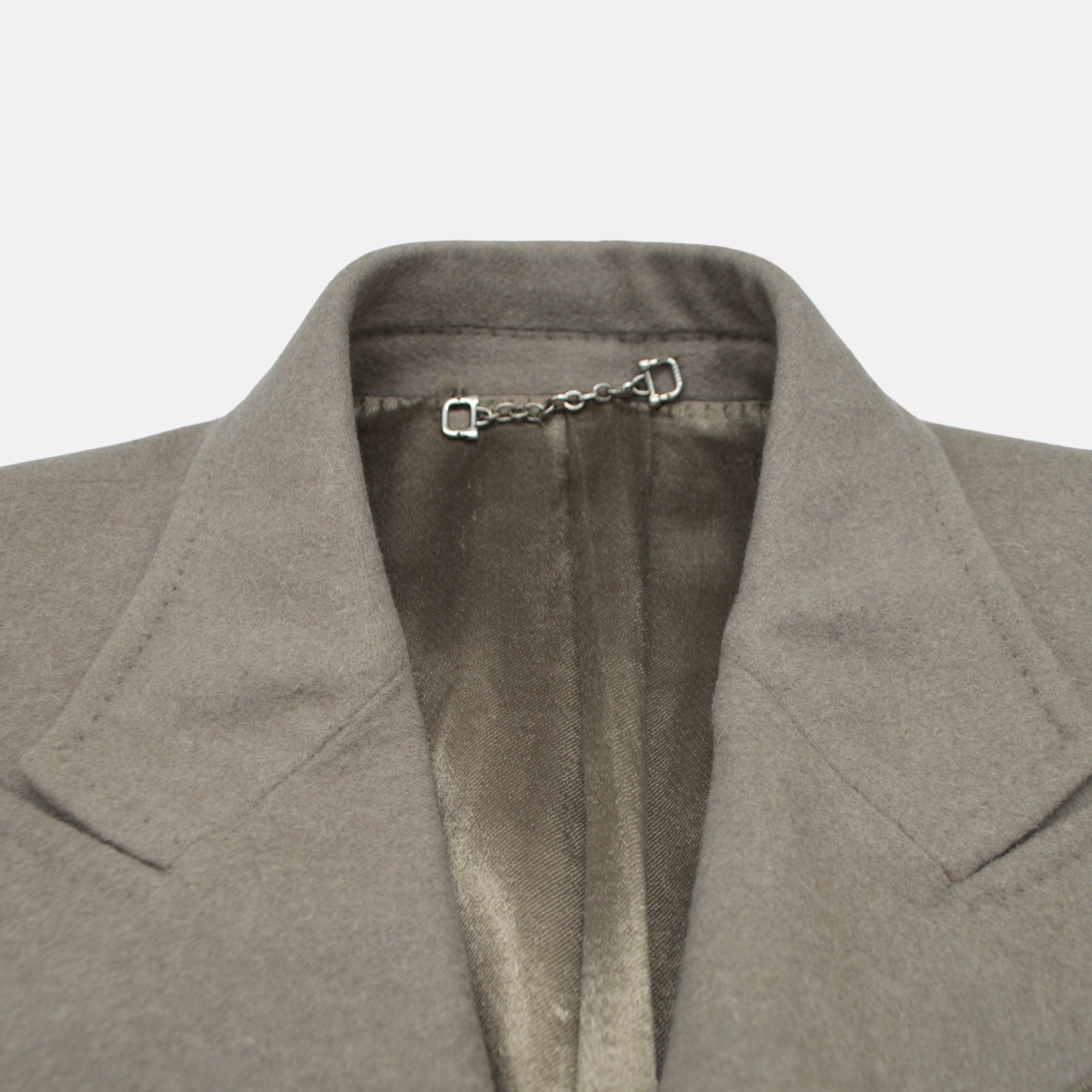 Beige Coat made of Wool/Angora/Cashgore (EU 50)