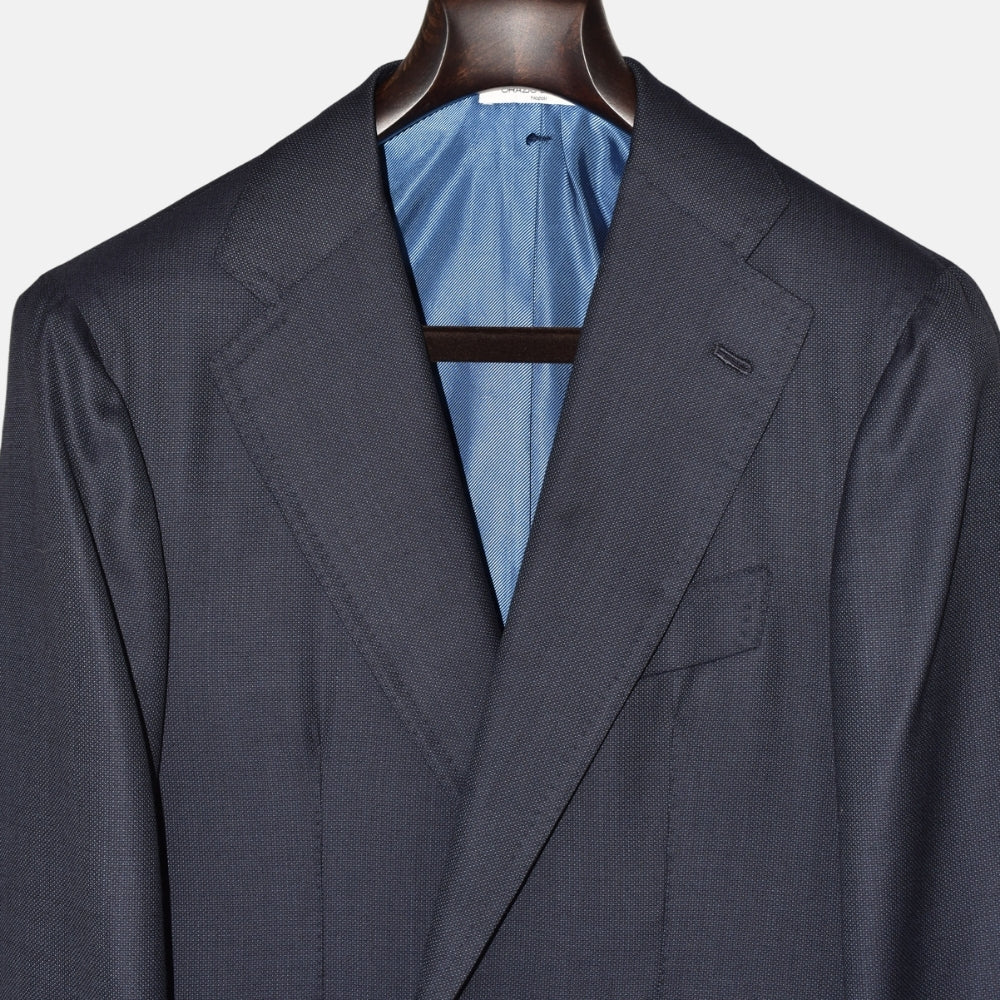 Mitternachtsblauer Wollblazer (EU 50)