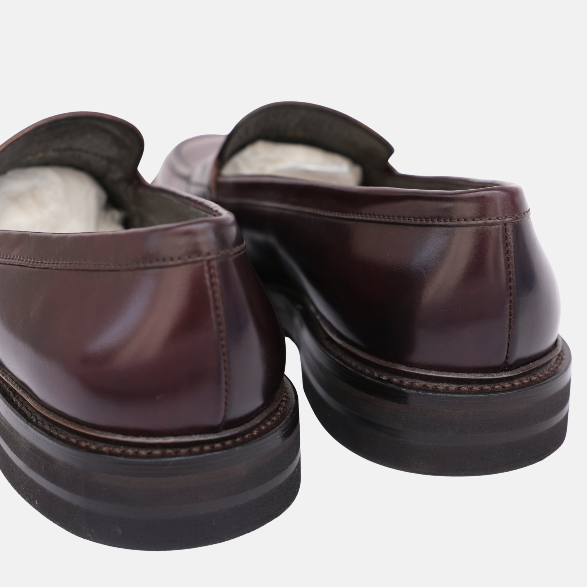 Dark Bordeaux Loafers made of Leather (EU 43)