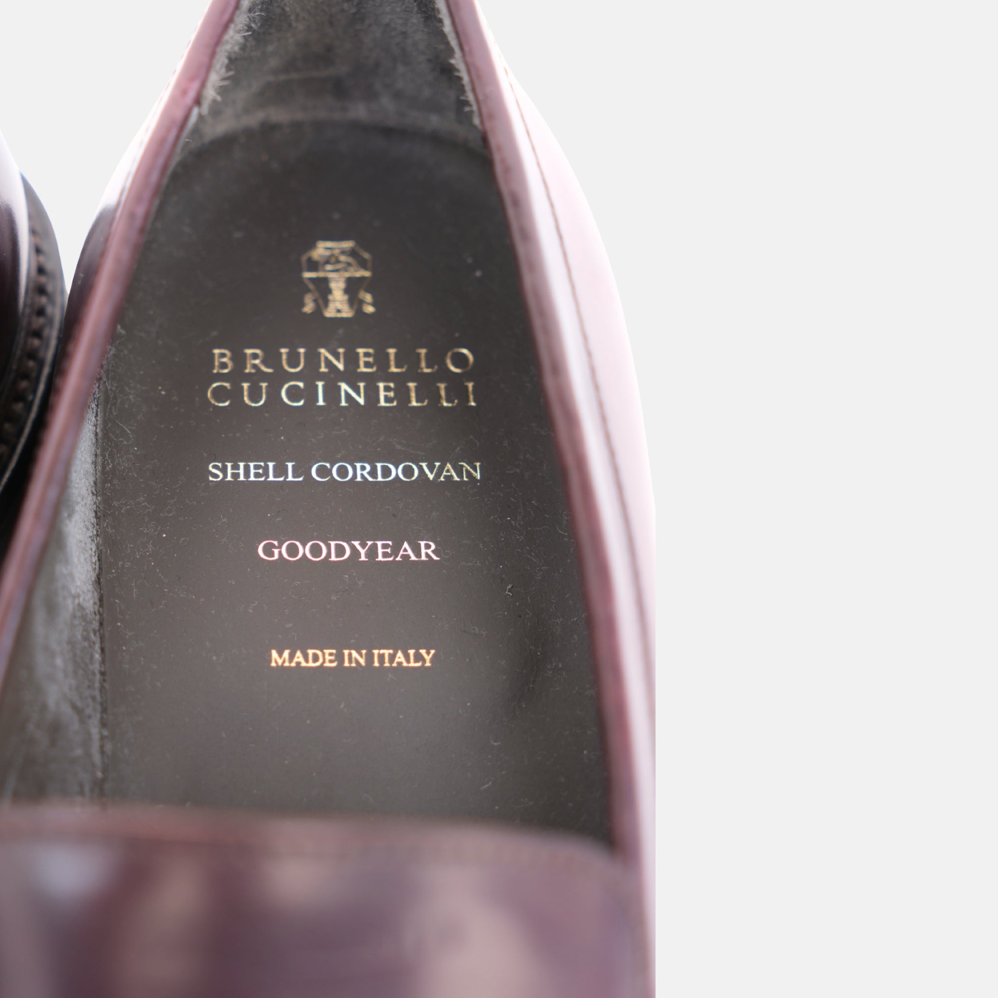 Dark Bordeaux Loafers made of Leather (EU 43)