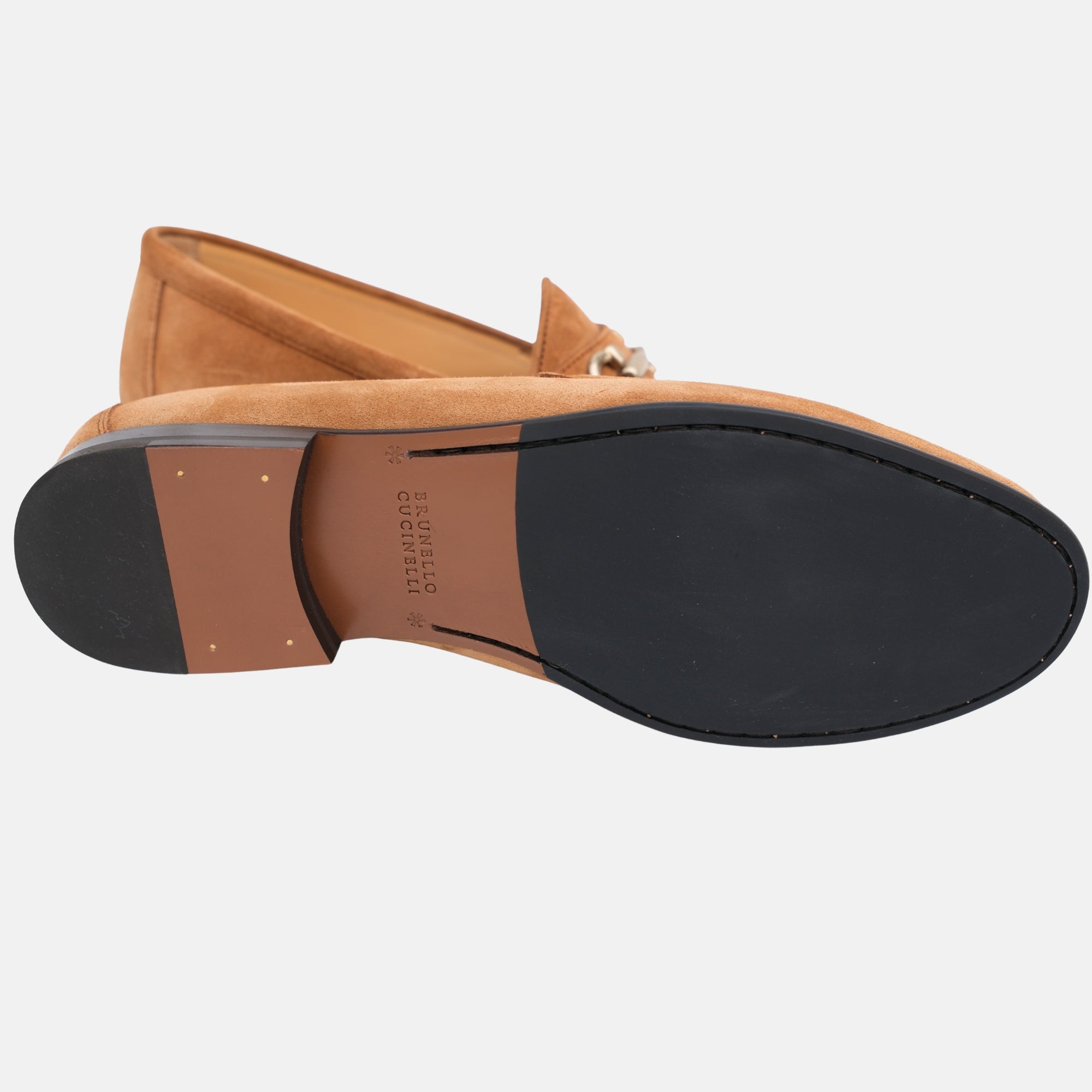 Camel Coloured Loafers made of Suede (EU 43)