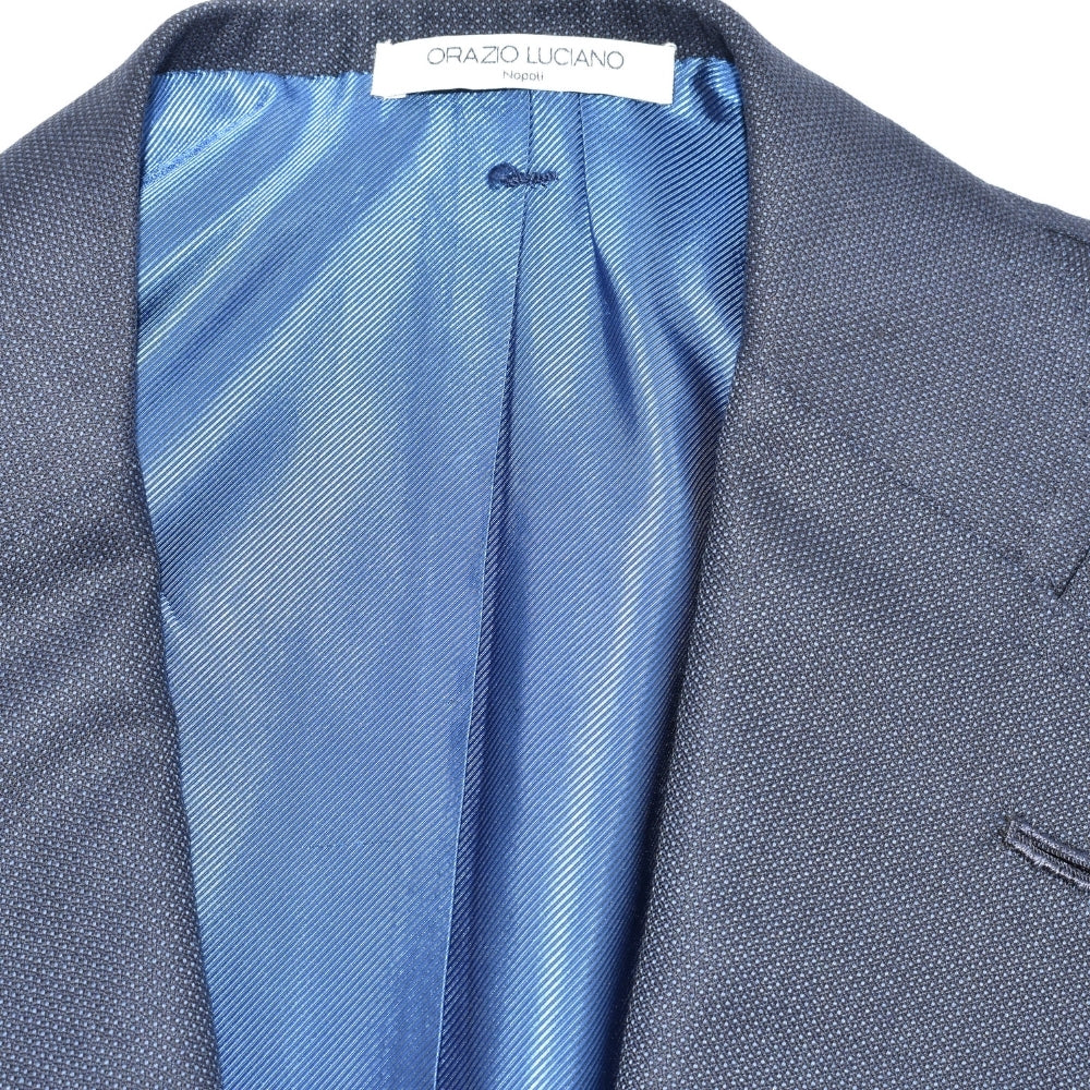 Mitternachtsblauer Wollblazer (EU 50)