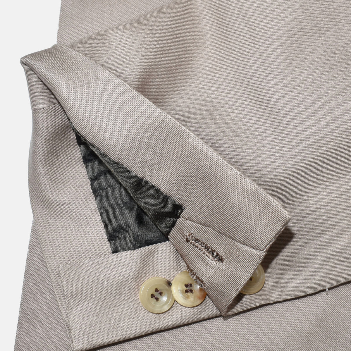 Beige Double Breasted Suit made of Cotton (EU 46, EU 48, EU 50, EU 52)