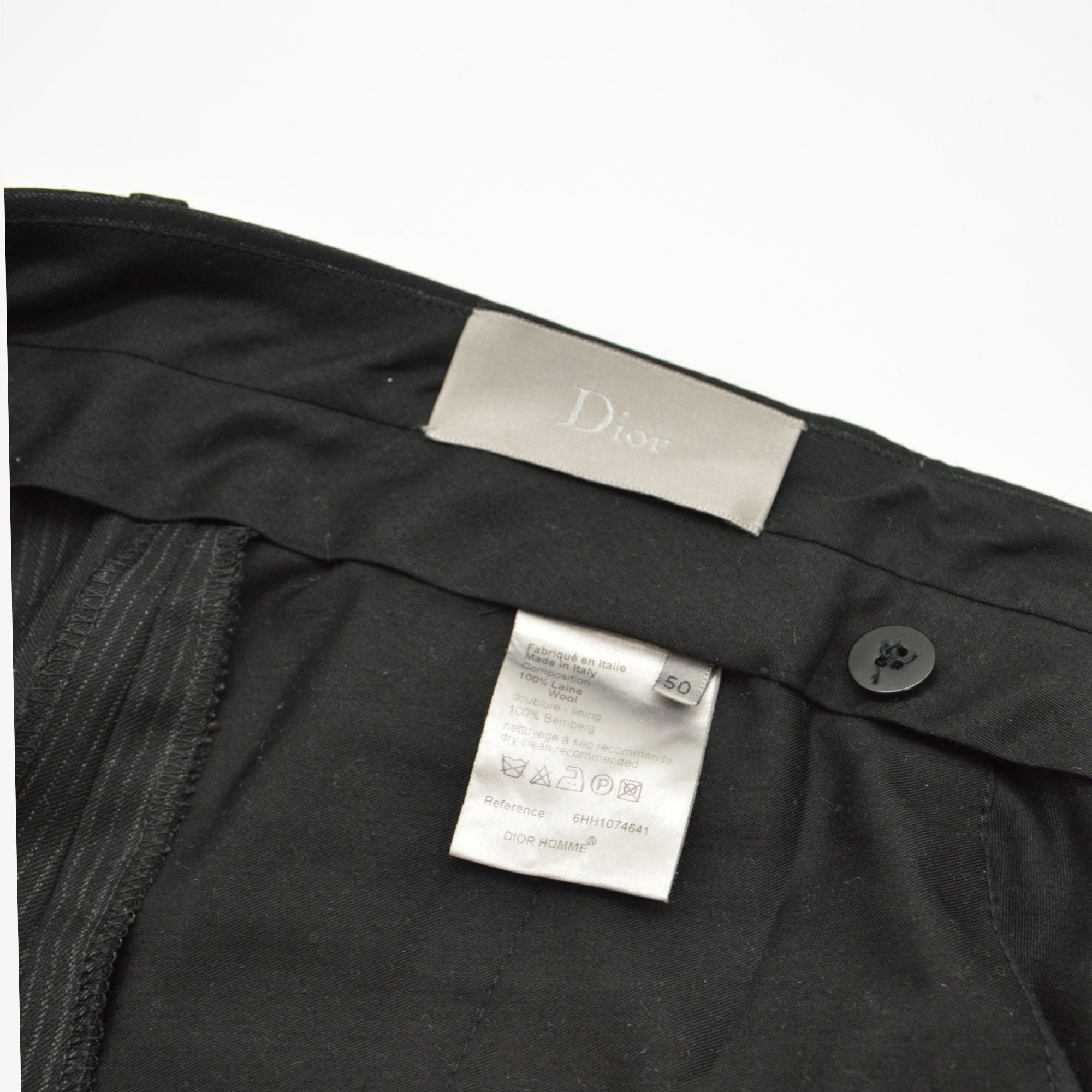 Charcoal Pinstripe Suit made of Wool (EU 50)