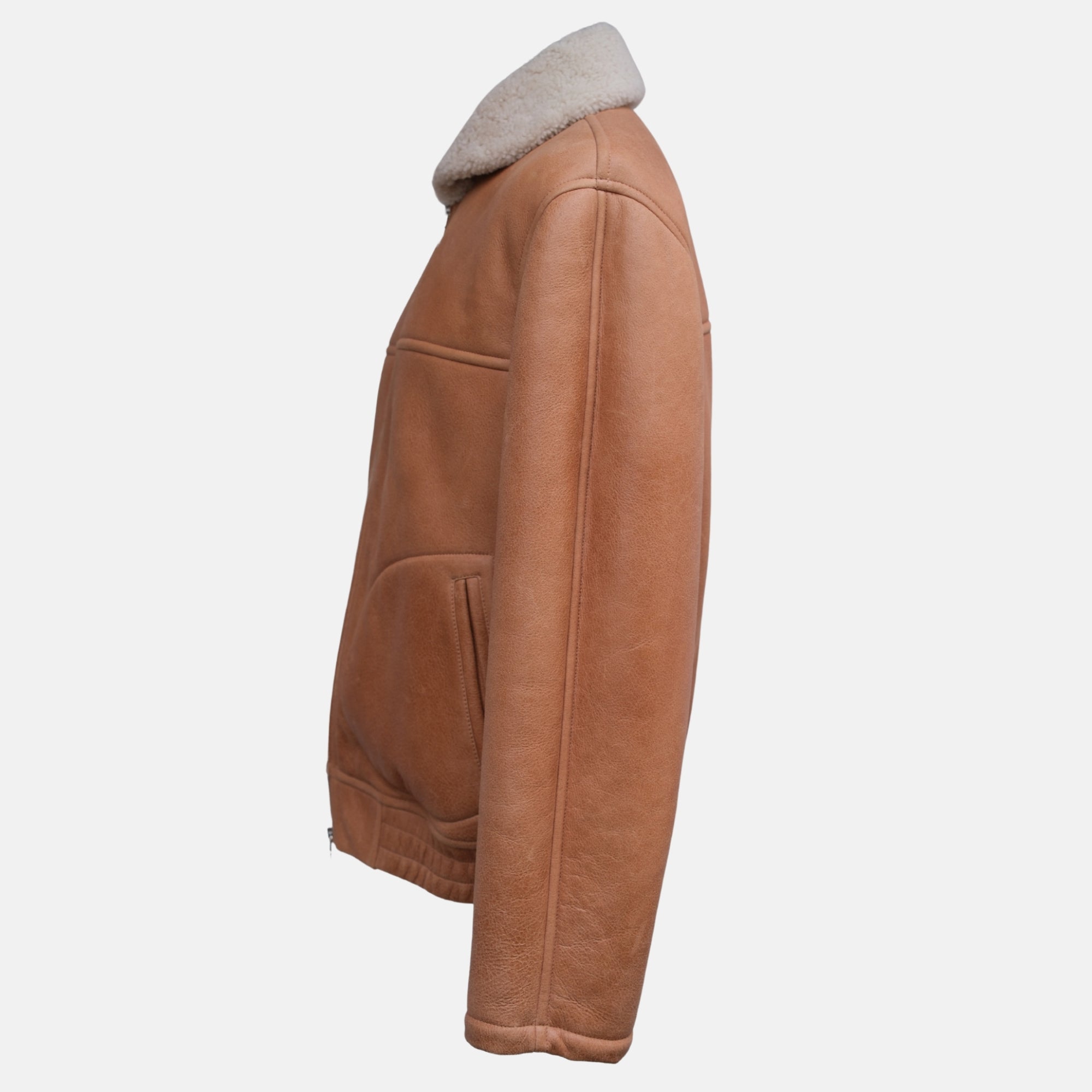 Brown Shearling Jacket (M)