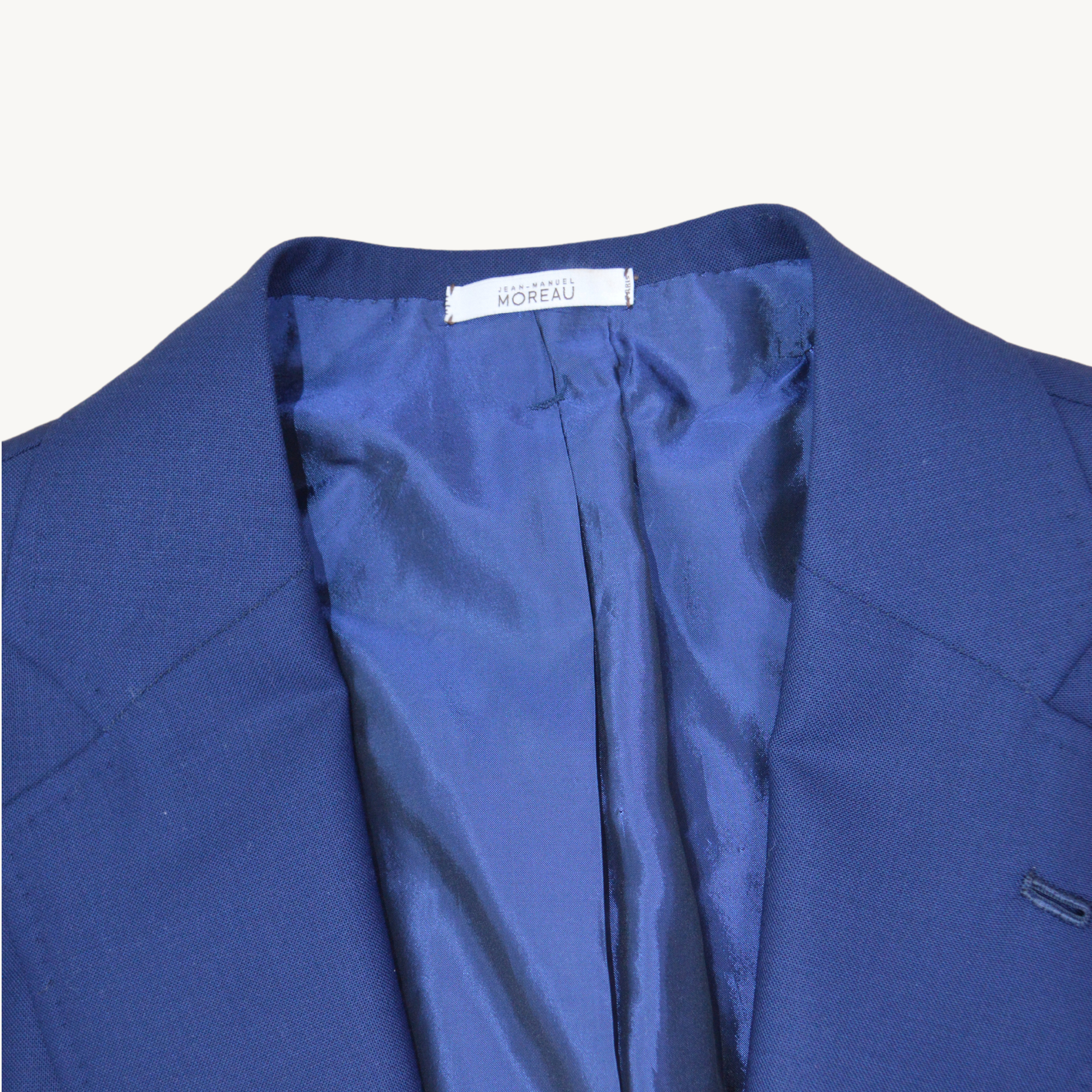 Navy Blue Blazer made of Wool (EU 50L)
