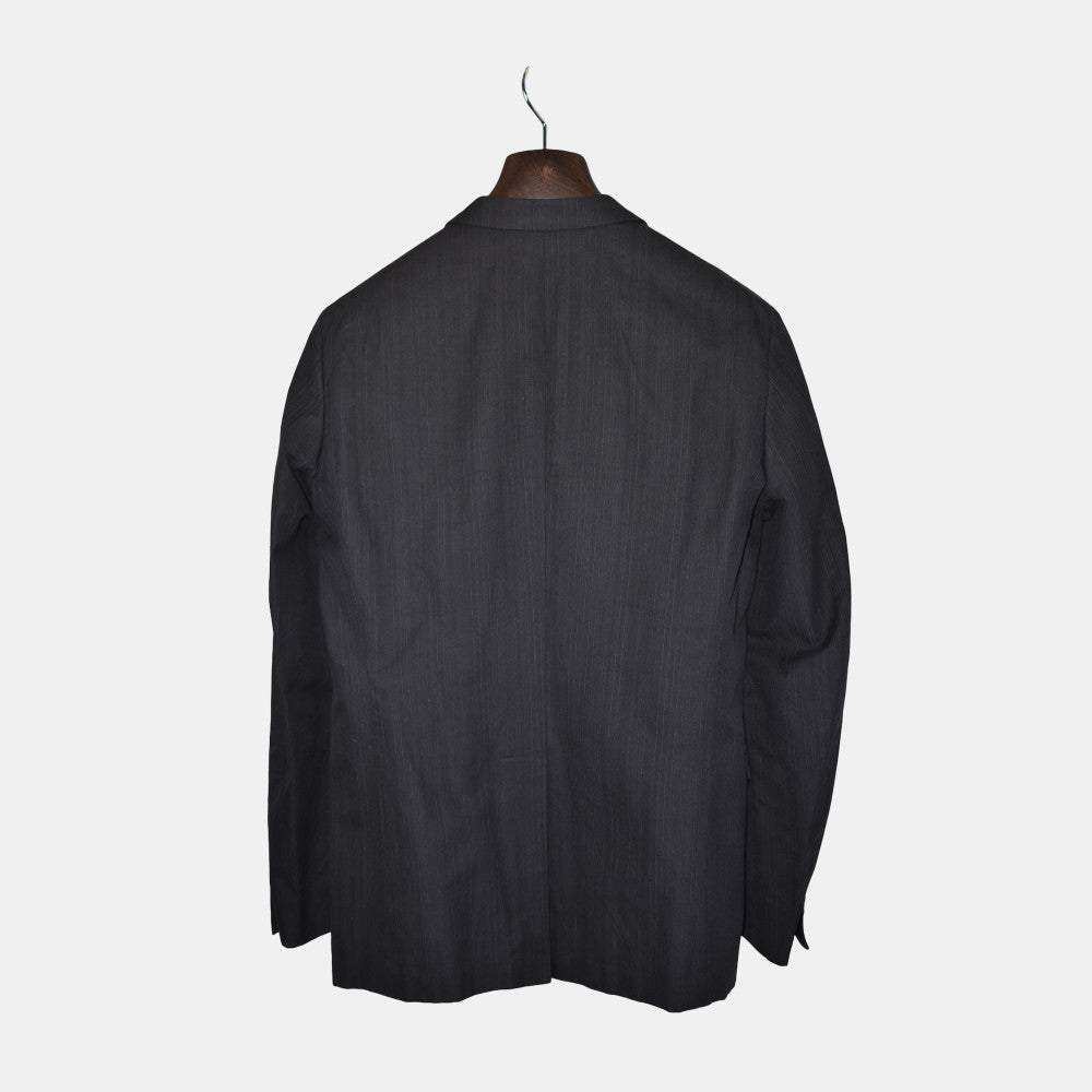 Black Striped Blazer made of Cotton (EU 50)
