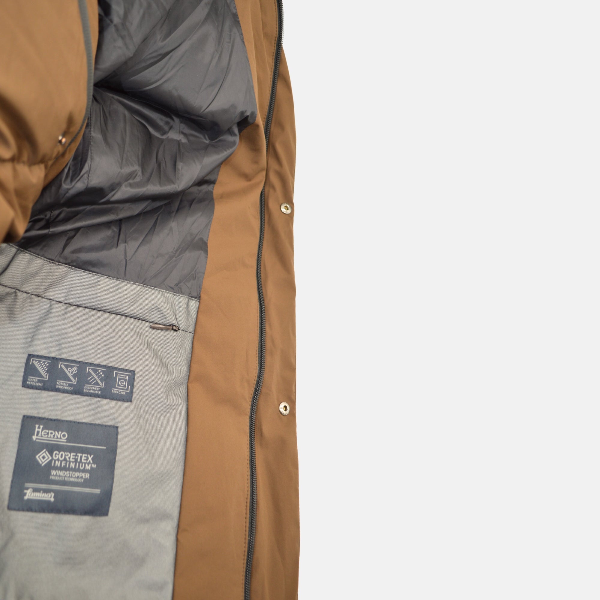 Brown Down Coat (EU 52)