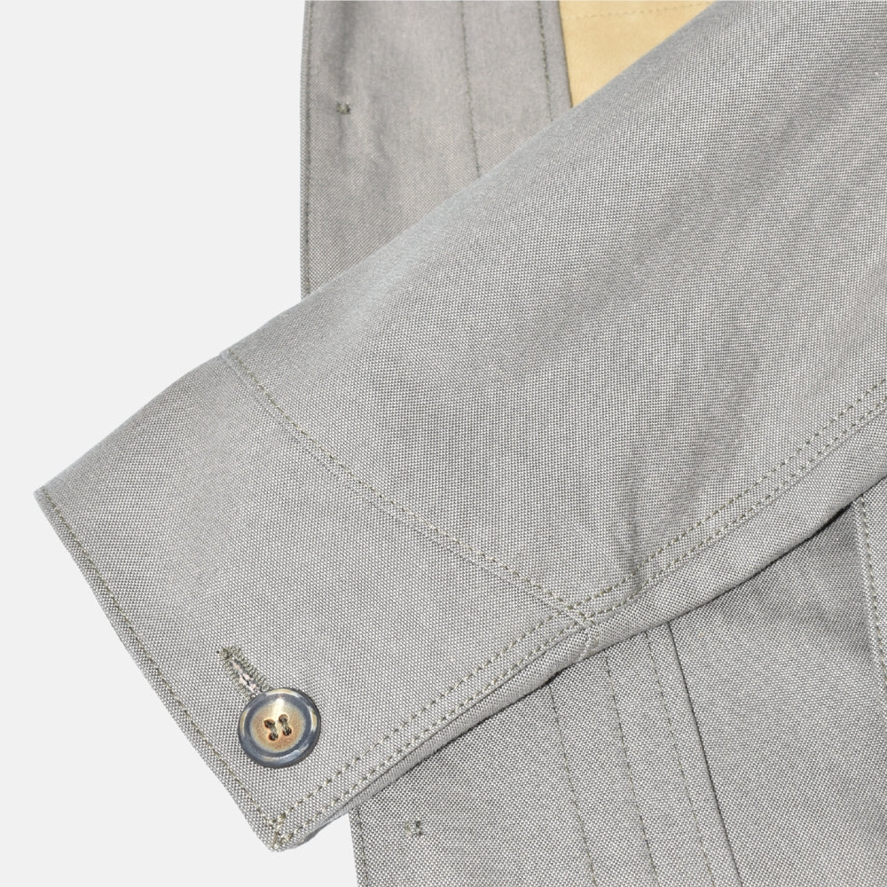 Brown Jacket made of Cotton/Viscose with Suede Details (EU 44)